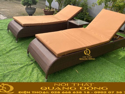Ghế nằm thư giãn ngoài trời tại khách sạn, khu resort, chung cư,.. 2