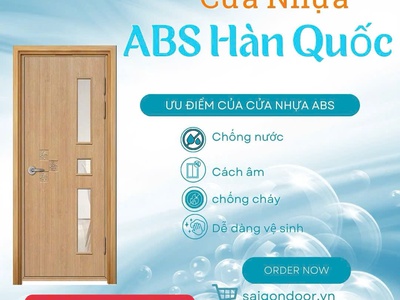 Cửa nhựa ABS Hàn Quốc 1