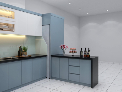 Tủ Bếp Gỗ Công Nghiệp MDF Chống Ẩm Lõi Xanh Cao Cấp 3