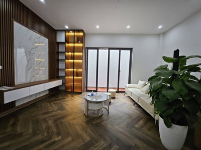 Nhà đẹp thanh trì   sổ đỏ nở hậu - full nội thất - 65m 0