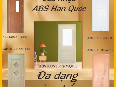 Cửa nhựa ABS Hàn Quốc 3