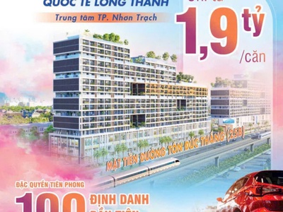 Fiato airport city   căn hộ sân bay chỉ từ 190tr tại đường tôn đức thắng 25b , hiệp phước, nhơn 0