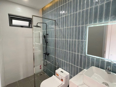 Nhà 3 tầng phong cách tân cổ điển khu tđc đất lành.  dt 58m2 ngang 4m. dt sàn: 151,1m2 2