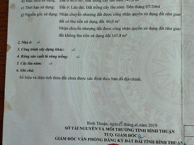 Mình cần bán đất đẹp tại x.hàm cần- h.hàm thuận nam-bình thuận 3
