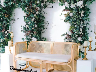 Sofa mây vuông lưới mắt cáo 3