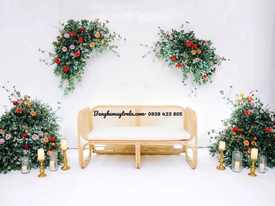 Sofa mây vuông lưới mắt cáo 5