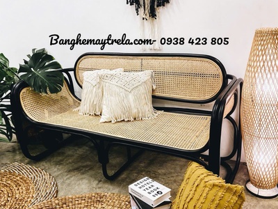 Sofa mây vuông lưới mắt cáo 8