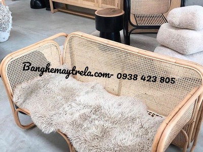Sofa mây vuông lưới mắt cáo 0