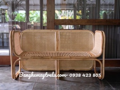 Sofa mây vuông lưới mắt cáo 2