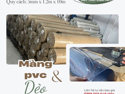 Phân phối sỉ và lẻ màng pvc dẻo các loại giá tốt nhất Hải Phòng 1