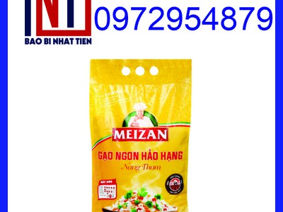 Cung cấp túi gạo 5kg giá rẻ, túi PA/PE đựng gạo 2