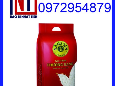 Cung cấp túi gạo 5kg giá rẻ, túi PA/PE đựng gạo 5