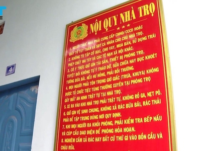 Thủ tục khiếu nại liên quan đến nội quy phòng trọ 1