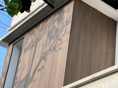 Gỗ nhựa ngoài trời cho ốp trần tường 3
