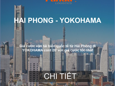 Giá cước vận chuyển hàng cont từ Hải Phòng đi Yokohama 0
