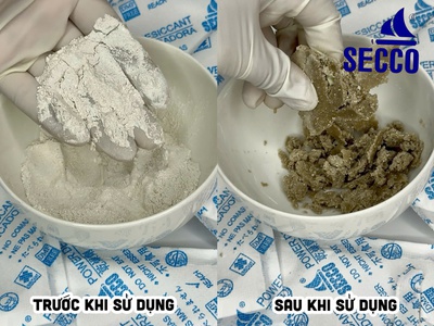 Bột hút ẩm SECCO treo container - Xuất khẩu May Mặc 3