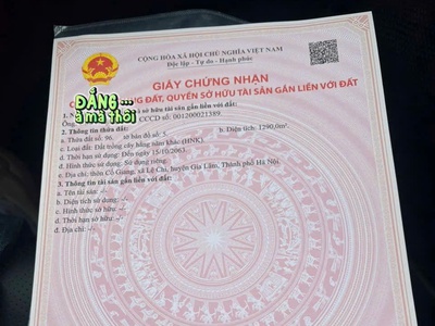 Đất đẹp - giá tốt - vị trí đắc địa tại thôn cổ giang, xã lệ chi, huyện gia lâm, thành phố hà nội 0