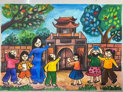 Lớp học vẽ cho bé ở Cầu giấy 1