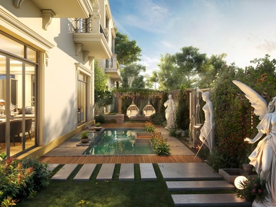 Biệt thự song lập 228m giá 44 tỷ, xây thô hoàn thiện mặt ngoài vinhomes đan phượng 3