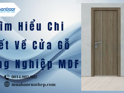 Tìm Hiểu Chi Tiết Về Cửa Gỗ Công Nghiệp MDF 1