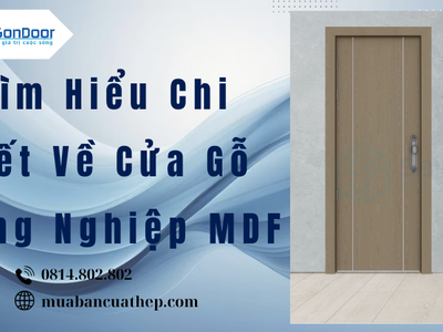 Tìm Hiểu Chi Tiết Về Cửa Gỗ Công Nghiệp MDF 2