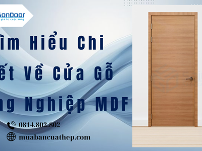 Tìm Hiểu Chi Tiết Về Cửa Gỗ Công Nghiệp MDF 3