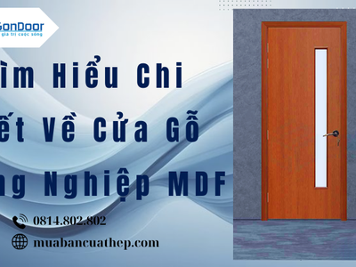 Tìm Hiểu Chi Tiết Về Cửa Gỗ Công Nghiệp MDF 4