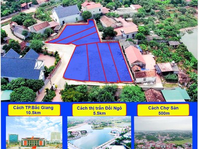 Lô đất 2 mặt tiền siêu đẹp tại thị trấn phương sơn lục nam bg 2