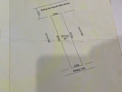 Bán đất mặt đường nguyễn bỉnh khiêm, đông hải, hải phòng, dt 70m,giá 3ty1 0