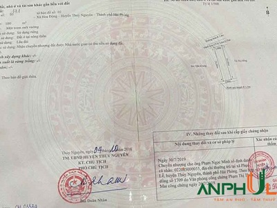 Chính chủ bán lô đất phân lô trung tâm Phường Hoa Động, TP Thủy Nguyên, Hải Phòng 1