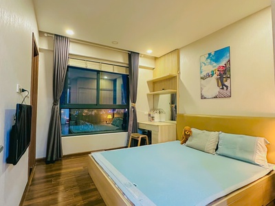 Bán chung cư Fivestar Kim Giang tầng đẹp, 84m2 2 ngủ 2WC, view hồ Hạ Đình, full nội thất cao cấp đẹp 2