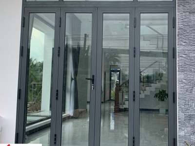 Nhôm Xingfa màu ghi xám phù hợp phong cách hiện đại 0