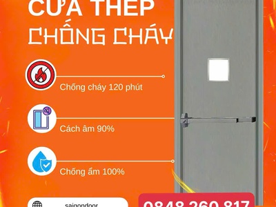 Cửa Thép Chống Cháy - SaiGonDoor 1