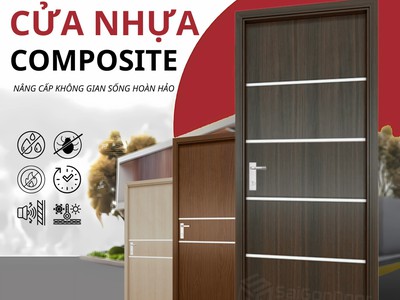 Cửa nhựa giả gỗ Composite sang đẹp 0