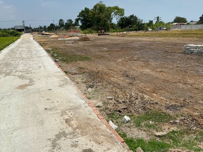 Bán Đất TP Gò Công-Tiền Giang, MT QL 50, Gía 500tr, DT 100M2, SHR 1