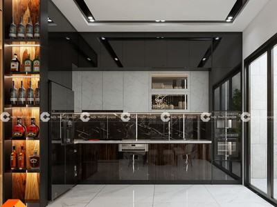 Tủ bếp Acrylic Đẳng Cấp Mới Với Màu Sắc Thanh Nhã 2
