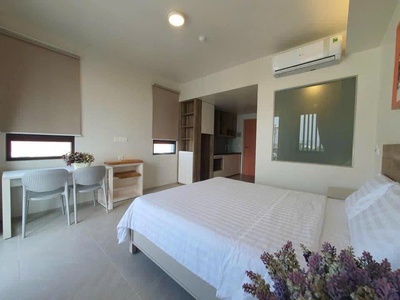 Chung cư Richmond, Nguyễn XÍ, BT: full nt mới, 48m2, 1p ngủ, 10tr5 1