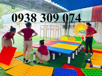 Bục sân khấu mầm non lắp ghép hàng nhập khẩu 1
