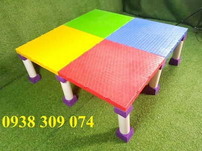 Bục sân khấu mầm non lắp ghép hàng nhập khẩu 3