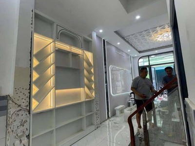 Bán nhà đang hoàn thiện TT Nhà Bè -  Diện tích: 4.6m x 11m - Giá: 5TỶ150 3