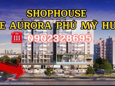 Bán shophouse tầng trệt mặt tiền đường nguyễn lương bằng phú mỹ hưng 3