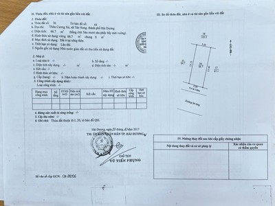 Bán đất mặt đường Phúc Liễu, ph Tân Hưng, TP Hải Dương, 66.7m2, mặt tiền 5m, vị trí đẹp 3