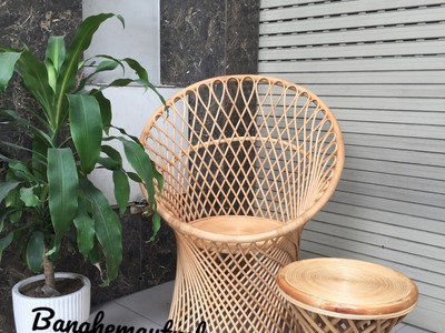 Ghế đơn mây đọc sách phòng ngủ 1