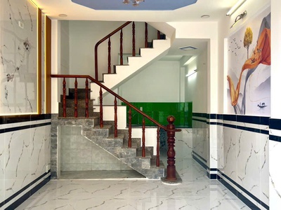 Nhà mới 1 trệt 2 lầu đường 6m huỳnh thị hai tân chánh hiệp 2