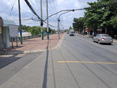 Đất mt kdl cầu ngang 381m , nở hậu, đ.8m   thạnh quý bd 3