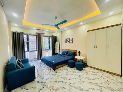 Cho thuê nhà kđt đền lừ 5 tầng x 35m2, 3 ngủ, kd, online, vp, ở gia đình 14 triệu 1