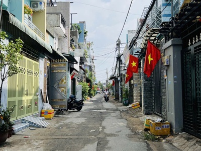 Siêu phẩm liên khu 4-5 gần chợ bình thành hẻm 6m thông 73m2,2tầng nhỉnh 5 tỷ 0