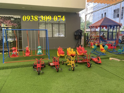 Xích đu 3 con thú, xích đu thú treo, xích đu mầm non 0