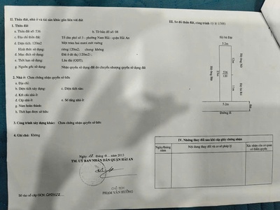 Bán đất tặng nhà 3 tầng mặt đường bùi viện, hải an, hải phòng, nhà mới xây được 2 năm 0