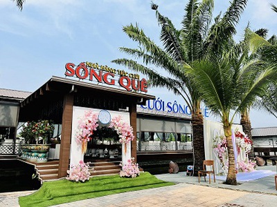 Lắp đặt máy lạnh giấu trần nối ống gió cho Nhà hàng tiệc cưới SÔNG QUÊ 0